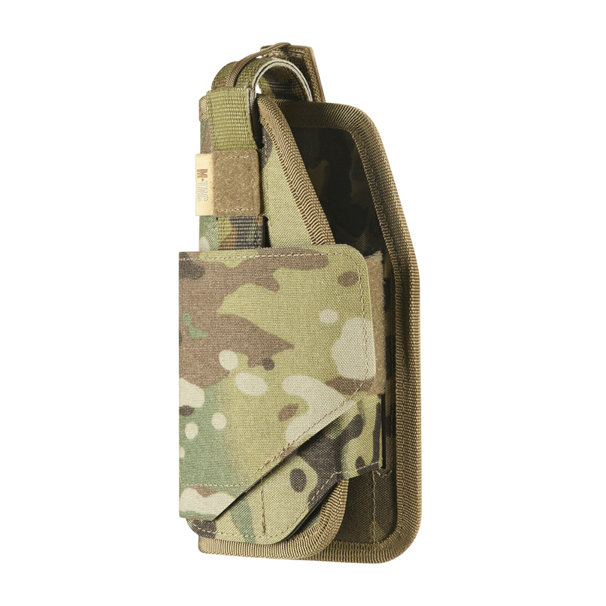 M-Tac Universal Taktisk Hylster Elite Venstre, justerbart taktisk hylster af lamineret Cordura 500D, kompatibel med MOLLE-system.