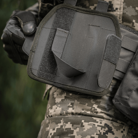 M-Tac universal taktiskt hölster Elite Vänster i laminerad Cordura 500D med justerbar passform och NIJ-certifiering, galleri position 1.