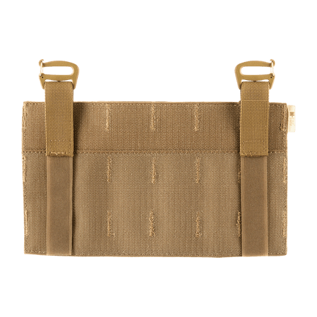 M‑Tac Front Panel för Cuirass QRS i Cordura 500D med MOLLE-remmar och Woojin-hårdvara. Idealisk för militärt bruk.