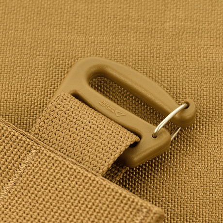 M‑Tac Front Panel för Cuirass QRS med Woojin-krokar och MOLLE-remmar i Cordura 500D, utformad för militärt bruk.