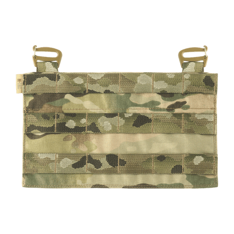 M‑Tac Front Panel för Cuirass QRS, lätt och robust med MOLLE-system, camouflagedesign, idealisk för militärt bruk.