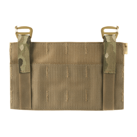 M‑Tac Front Panel för Cuirass QRS med MOLLE-system, lätt och robust design för militärt bruk. Idealisk för montering av extra utrustning.