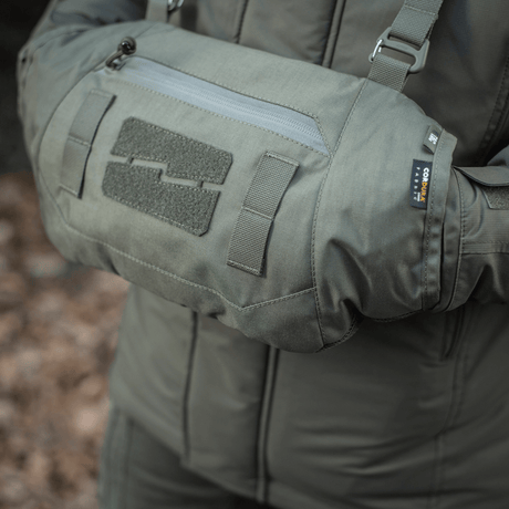 M-Tac Taktisk Handvärmare Elite i slitstarkt Cordura 500D med Polartec®-fleecefoder och G-Loft-isolering, bärs i kallt väder
