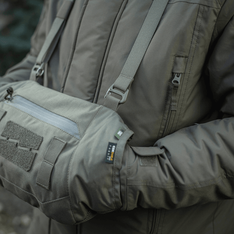 M-Tac Taktisk Handvärmare Elite i slitstarkt Cordura 500D och fleece, perfekt för kallt väder