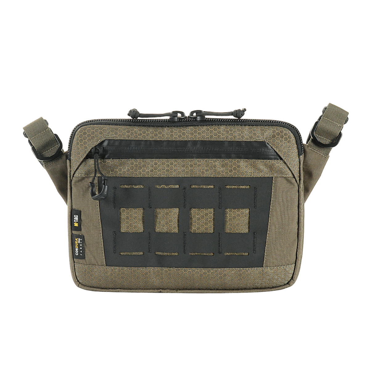 M-Tac Admin Taske Elite i Cordura 500D materiale med YKK lynlåse, stilfuldt design og justerbar skulderrem, modstandsdygtig og slidstærk.