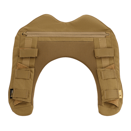 M-Tac axelkudde till Plate Carrier Cuirass QRS i slitstark Cordura med 3D-mesh för ventilation och viktfördelning.