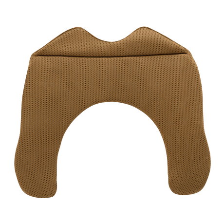 M-Tac axelkudde till Plate Carrier Cuirass QRS i slitstark Cordura, designad för komfort och viktfördelning, brun axelkudde.