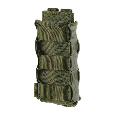 M‑Tac Mag Pouch Kolchan för AK/AR i Cordura 1000D med MOLLE-system för säker förvaring av magasin, grön färg.