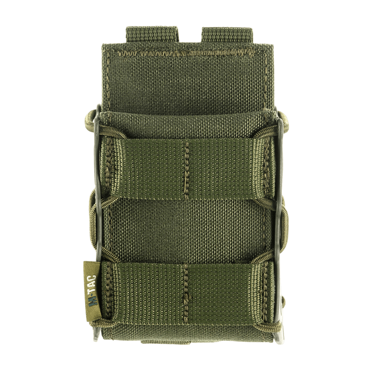 M-Tac Mag Lomme Kolchan til AK/AR Mini i slidstærk Cordura 1000D med MOLLE-system, funktionel til pålidelig magasinopbevaring.