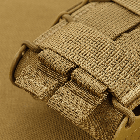 M-Tac magasinficka Kolchan för AK/AR Mini i slitstark Cordura med NIJ-certifiering, fokus på närbild av velcro och sömnad, galleri 1.