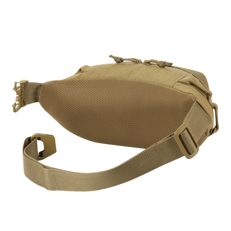 M‑Tac Bältesväska Elite Hex, kompakt Cordura 500D-väska med YKK-dragkedjor och Woojin-spännen, sedd bakifrån.