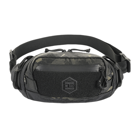 M‑Tac Bältesväska Elite Hex i Cordura med två förvaringsfack, YKK-dragkedjor och Woojin-spännen, idealisk för vardag och taktisk utrustning.