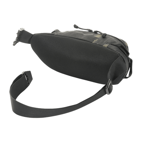 M‑Tac bältesväska Elite Hex i Cordura med justerbar rem sedd från sidan, kompakt och funktionell för vardagligt bruk eller taktisk utrustning.