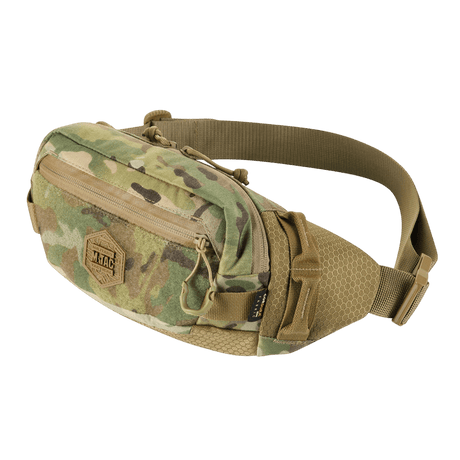M‑Tac bältesväska Elite Hex i Cordura-tyg med YKK-dragkedjor och Woojin-spännen, idealisk för vardagligt taktiskt bruk.