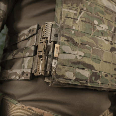M-Tac frontpanel till Plate Carrier Cuirass QRS XL i slitstarkt Cordura 500D med NIJ-certifiering, detalj i galleri 1