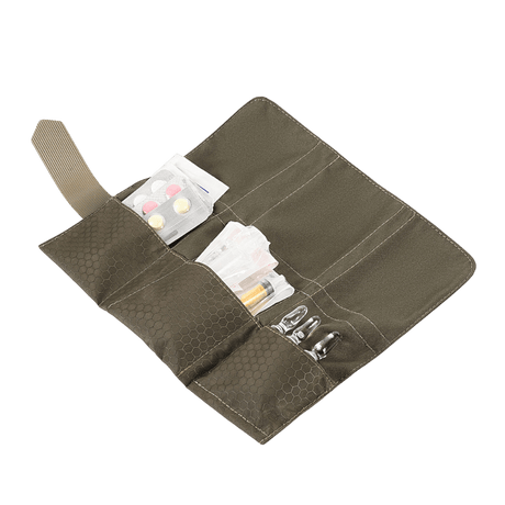 M-Tac City Med Pouch Hex i kompakt ripstop med hexagonmönster, bärbar första hjälpenväska med flera fack, visad i galleri position 1.