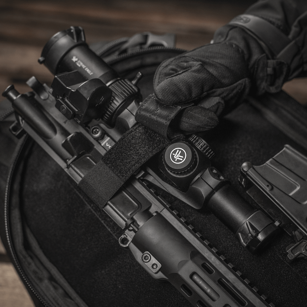 M‑Tac Indlæg til Rygsæk (3 stk) brugt til opbevaring af demonteret våben med Velcro-fastgørelse for sikker transport.