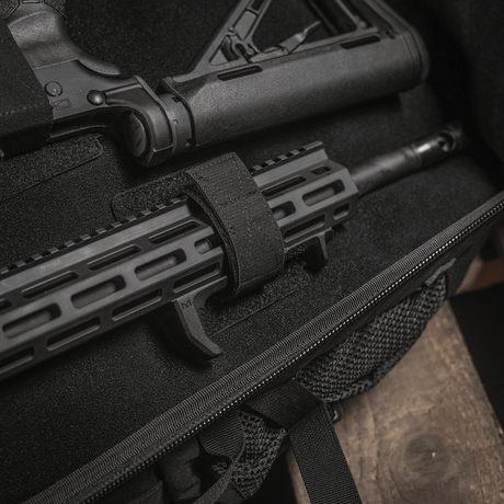 M‑Tac Insatser för ryggsäck (3 st) inre vy med justerbara vapeninsatser och Velcro-fäste, designade för AR‑15 och AK-karbiner.