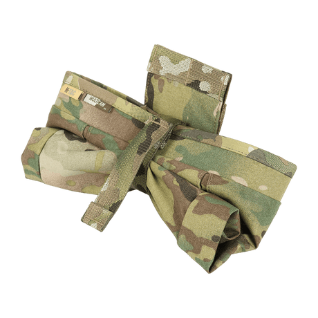 M‑Tac magasinsäck Dump Pouch Lite Elite i Cordura 500D med MOLLE-remmar för snabb förvaring av magasin, kamouflagedesign.