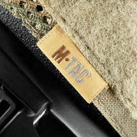 M-Tac Hjelmcover Shroud Elite i Cordura 500D med MULTICAM-design og Velcro-paneler til TOR-D hjelme. Beskytter mod slid og skader.