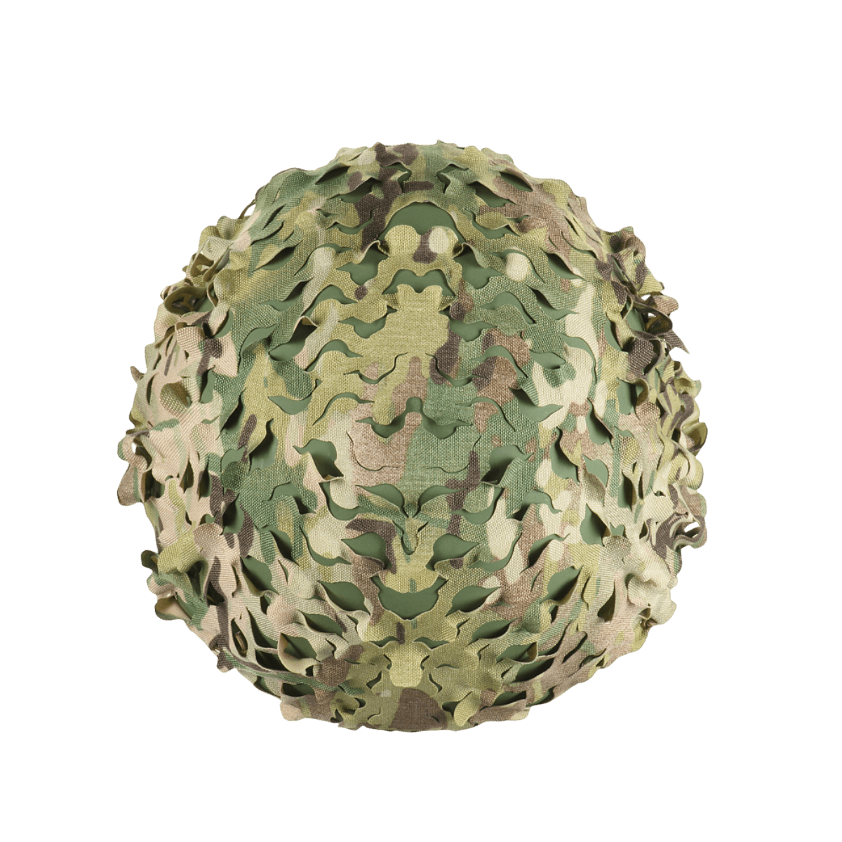 M‑Tac Vilha Hjelmdæksel Elite med Multicam-camouflage til FAST hjelme, designet til beskyttelse mod snavs og slid.