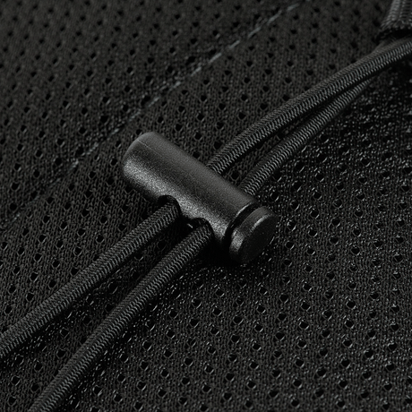 Detalje af M‑Tac Pocket Bag Elite HEX med robuste YKK lynlåse, velegnet til opbevaring af småting.