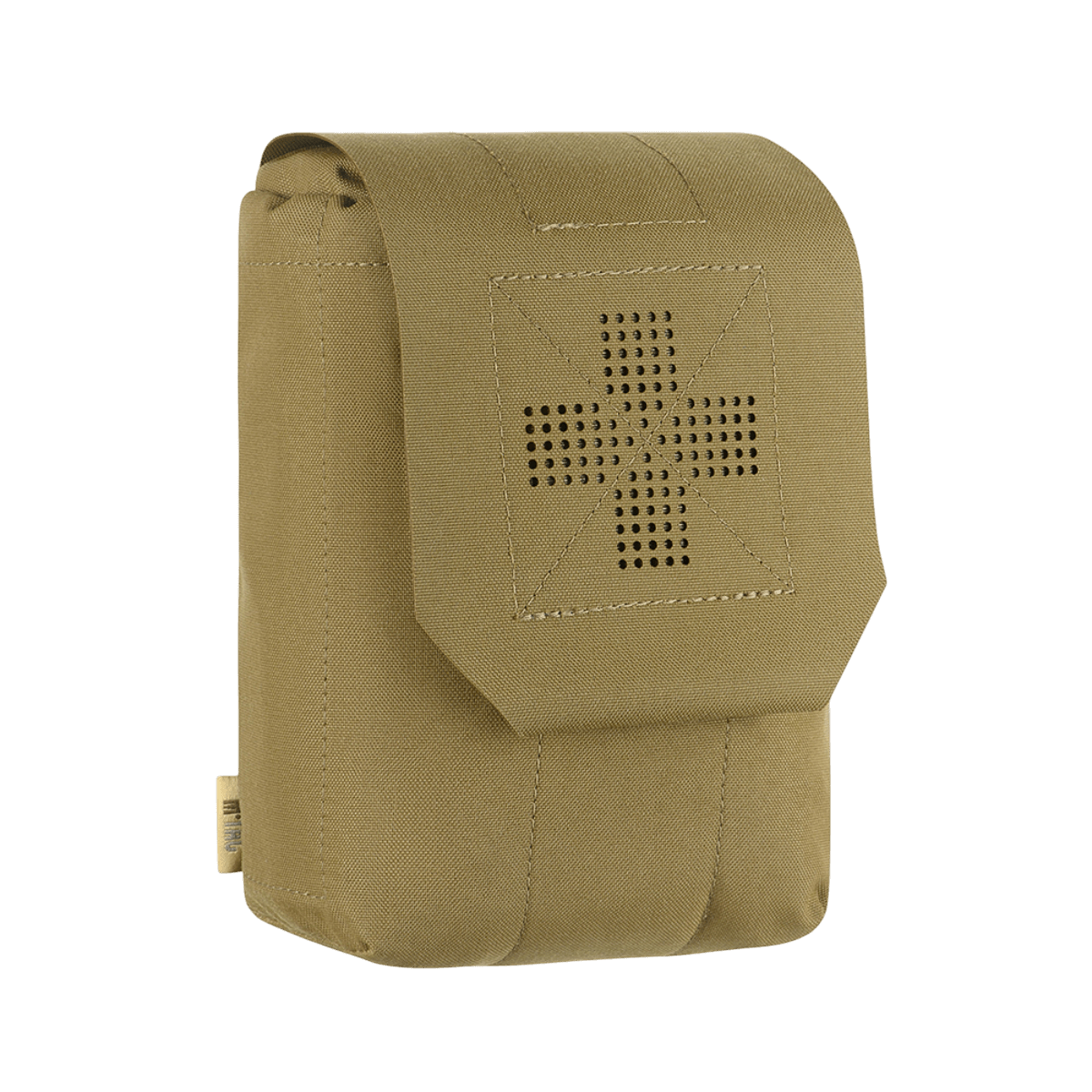 M‑Tac Medic Pouch Vertical Large Elite i slidstærk Cordura 500D med MOLLE-interface til førstehjælpsudstyr.
