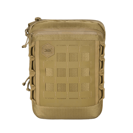 M-Tac Tablet Bag Laser Cut Hex i Cordura med Laser Cut MOLLE, flad og praktisk til EDC og hurtig adgang til skjult våben.