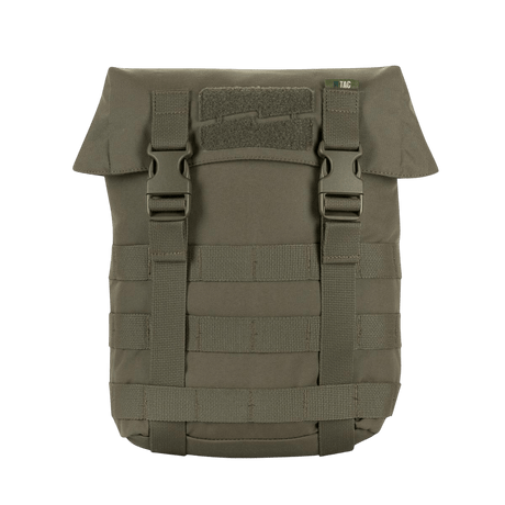 M-Tac Sukharka Gen.3 Pouch i robust Cordura 500D med fastex-lukning, set forfra. Ideel til militært brug og opbevaring.