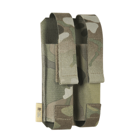 M-Tac dubbelficka APS Laser Cut Gen. II | taktisk design i slitstarkt Cordura med plats för två magasin, visad i galleri position 1.