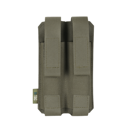 M-Tac Dubbelficka APS Laser Cut Gen. II | Taktisk design i slitstarkt Cordura med fäste för två APS-magasiner, visad i galleriposition 1.