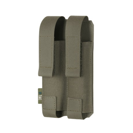 M-Tac Dubbelficka APS Laser Cut Gen. II | Taktisk design i slitstarkt Cordura Squadron för transport och fixering av två APS-magasiner, visad i galleriposition 1.