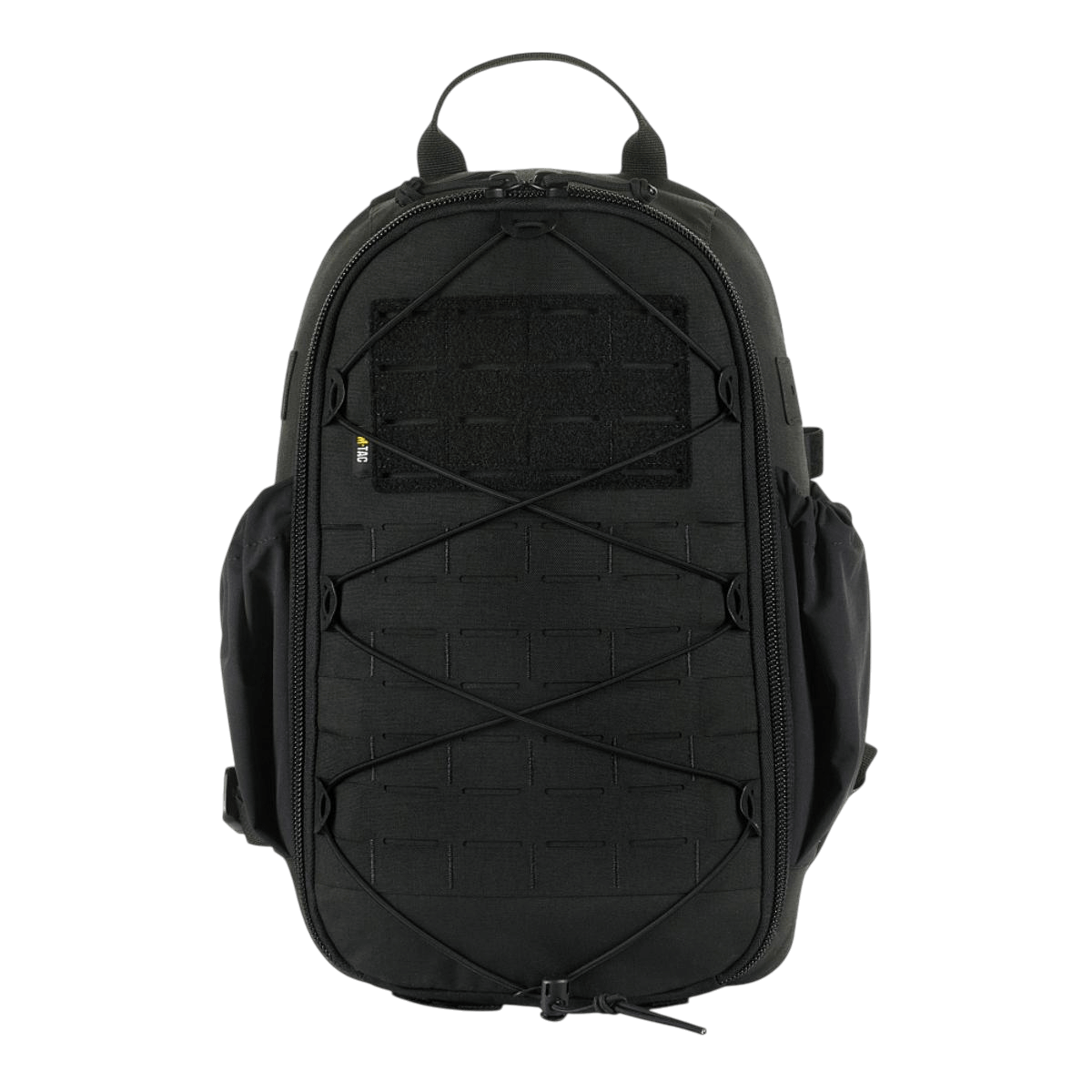 M-Tac STURM Elite Rygsæk 15 liter taktisk rygsæk med MOLLE Laser Cut design, lavet af Cordura materiale, set forfra.