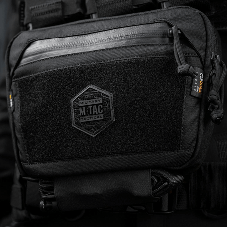 M-Tac Large Elite Gen.II Skuldertaske med Cordura 500D-materiale og YKK-lynlåse, taktisk design til udstyrstransport.