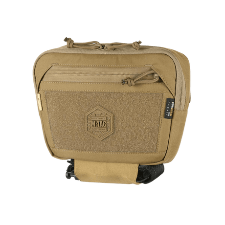 M-Tac Large Elite Gen.II Skuldertaske i Cordura 500D med YKK lynlåse og front Velcro-panel, ideel til taktisk brug og udstyrsorganisation.