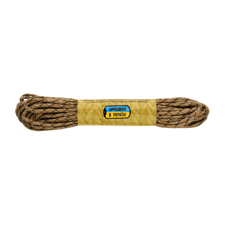 M‑Tac Paracord 550 Type III 15 m kraftig nylonkordel, ideel til friluft og nødbrug. Længde 15 m, diameter 4 mm, brudstyrke 240 kg.