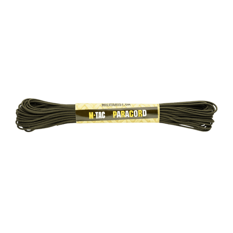 M‑Tac Paracord 550 Type III 15 m stærk og alsidig nylonkordel til friluft og nødbrug, 7-nylontråde, brudstyrke 240 kg. Diameter: 4 mm.