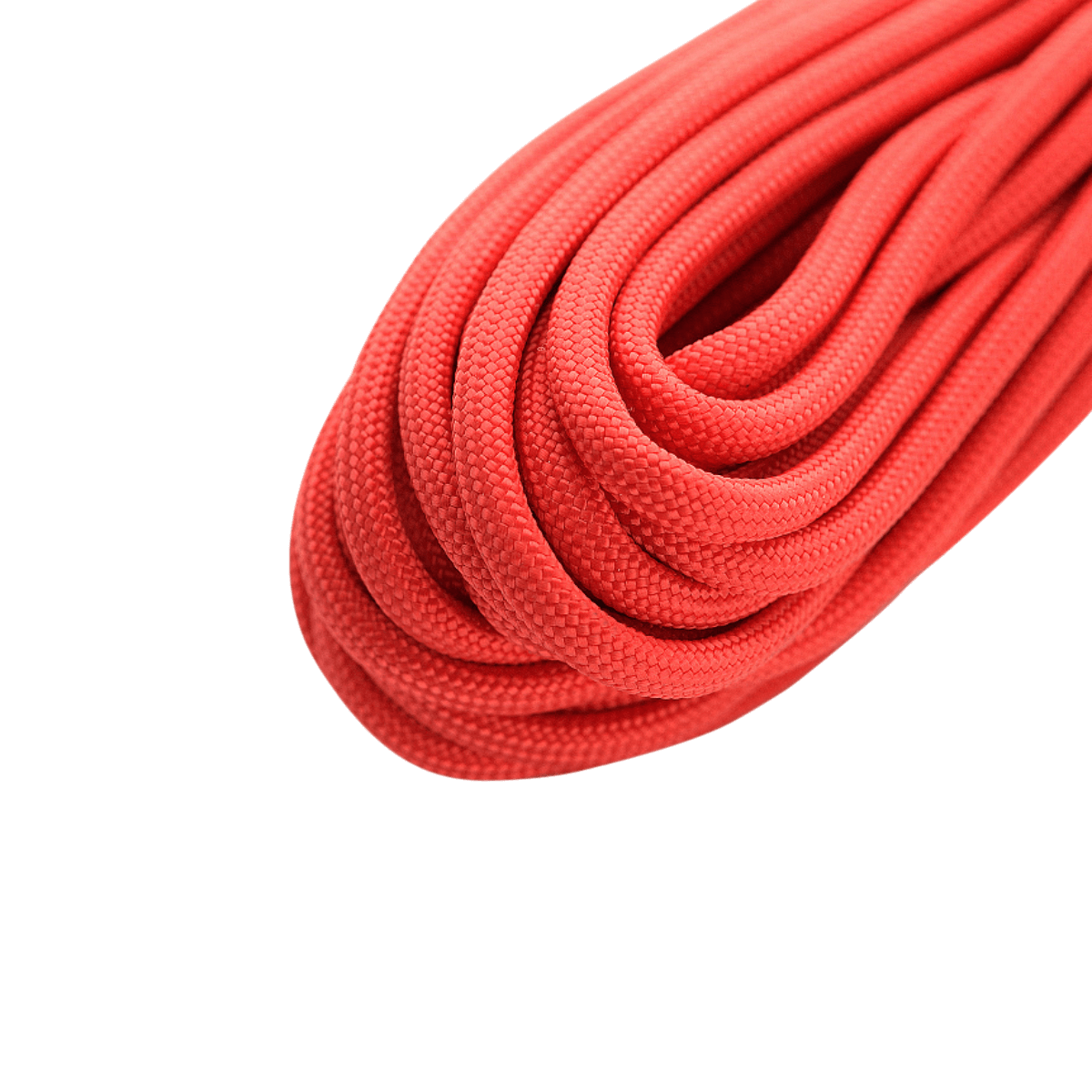 M‑Tac Paracord 550 Type III 15 m stærk nylonkordel i rød til friluft og nødbrug. Brudstyrke 240 kg, 7 kerne nylontråde.