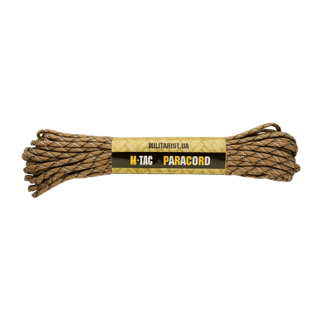 M‑Tac Paracord 550 Type III 15 m stærk nylonkordel ideel til friluft og nødbrug