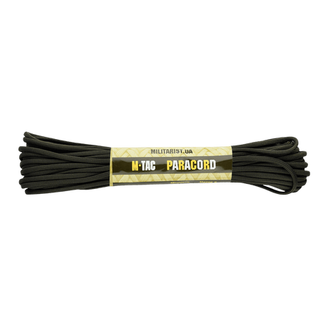 M‑Tac Paracord 550 Type III 15 m stærk nylonkordel ideel til friluft og nødanvendelser med 240 kg brudstyrke.