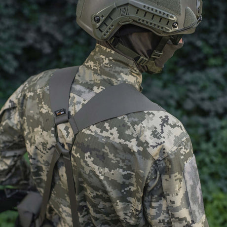 M-Tac Skulderstropper til taktisk bælte Laser Cut i slidstærkt Cordura designet til komfort og NIJ-certificeret til taktisk brug, vist galleri position 1.