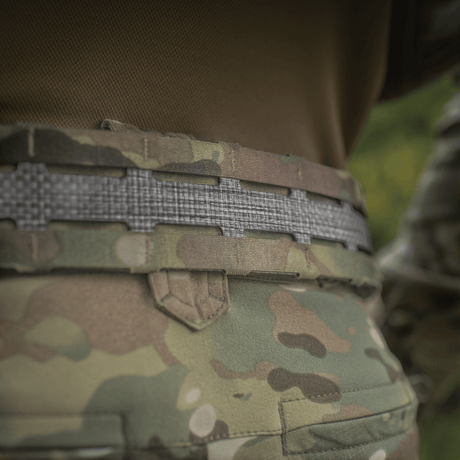 M-Tac Tiger Bælte Cobra Buckle i multicam med modulært fastgørelsessystem og slidstærkt materiale til taktisk NIJ-certificeret udstyrsbrug, galleri position 1