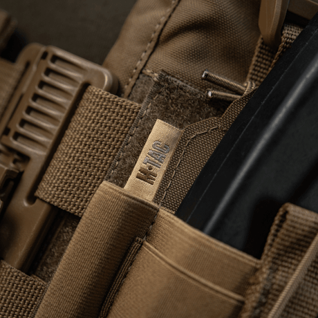 M-Tac Frontpanel til Cuirass QRS Plate Carrier 3 Magasiner i elastisk materiale til NIJ-certificeret taktisk kropsbeskyttelse, galleri position 1