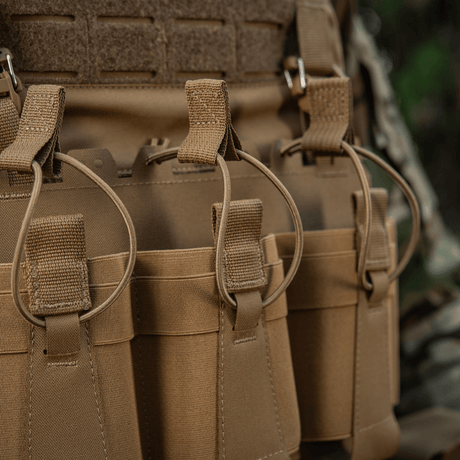 M-Tac Frontpanel til Cuirass QRS Plate Carrier 3 Magasiner i elastisk materiale til taktisk brug, NIJ-certificeret, galleri position 1