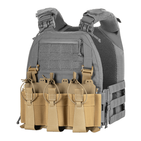 M-Tac Frontpanel til Cuirass QRS Plate Carrier 3 Magasiner i elastisk materiale til NIJ-certificeret taktisk kropsbeskyttelse, galleri position 1