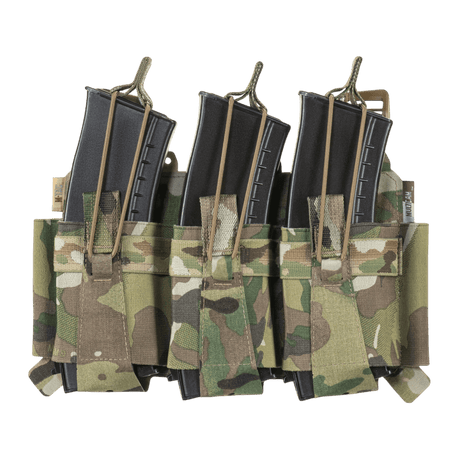 M-Tac Frontpanel til Cuirass QRS Plate Carrier 3 Magasiner i camouflage med elastisk bånd, NIJ-certificeret, funktionel til taktiske opgaver galleri position 1