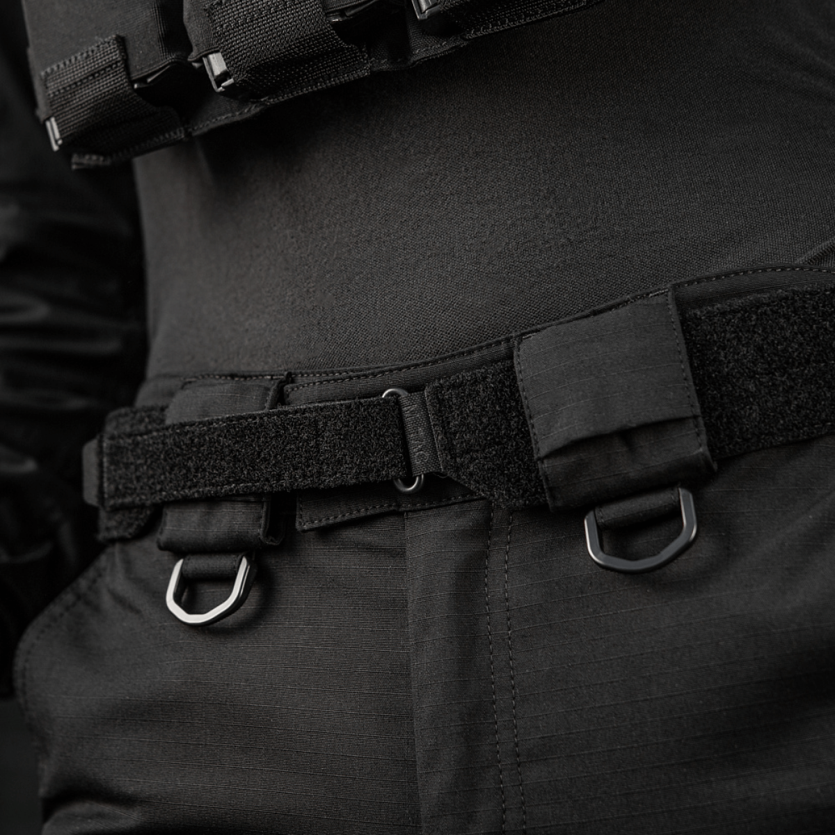 M‑Tac Internal Tiger Bælte i sort Cordura 500D med metalramme, perfekt til militært udstyr og kompatibel med Range Belt.