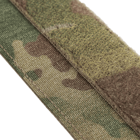 Närbild av M‑Tac Internal Tiger Bælte i Cordura 500D med velcro och kamouflagemönster, idealisk för taktisk användning