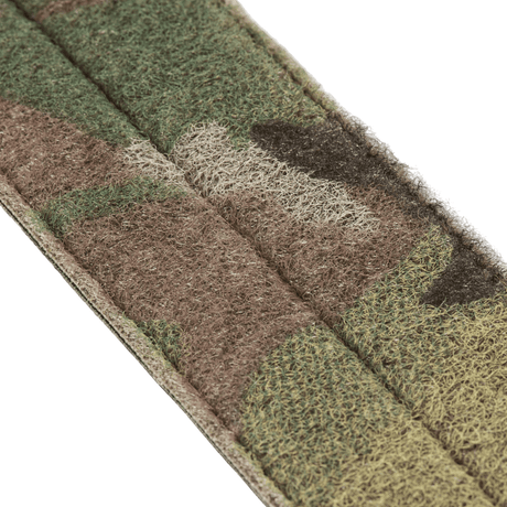 Närbild av kamouflagemönstret på M‑Tac Internal Tiger-bälte i Cordura 500D med Velcro-fäste.
