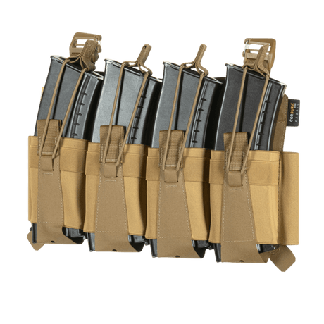 M-Tac frontpanel till Plate Carrier Cuirass QRS för 4 magasin i elastiskt material, NIJ-certifiering, funktionell förvaring, galleri position 1.